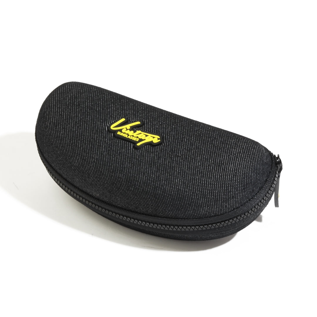 1950s ヴィンテージ　ヌード　オッパイ　グラスケース　ラバー製　ピンナップ Vintage Black Denim Zipper Case for Sunglasses and Eyeglasses