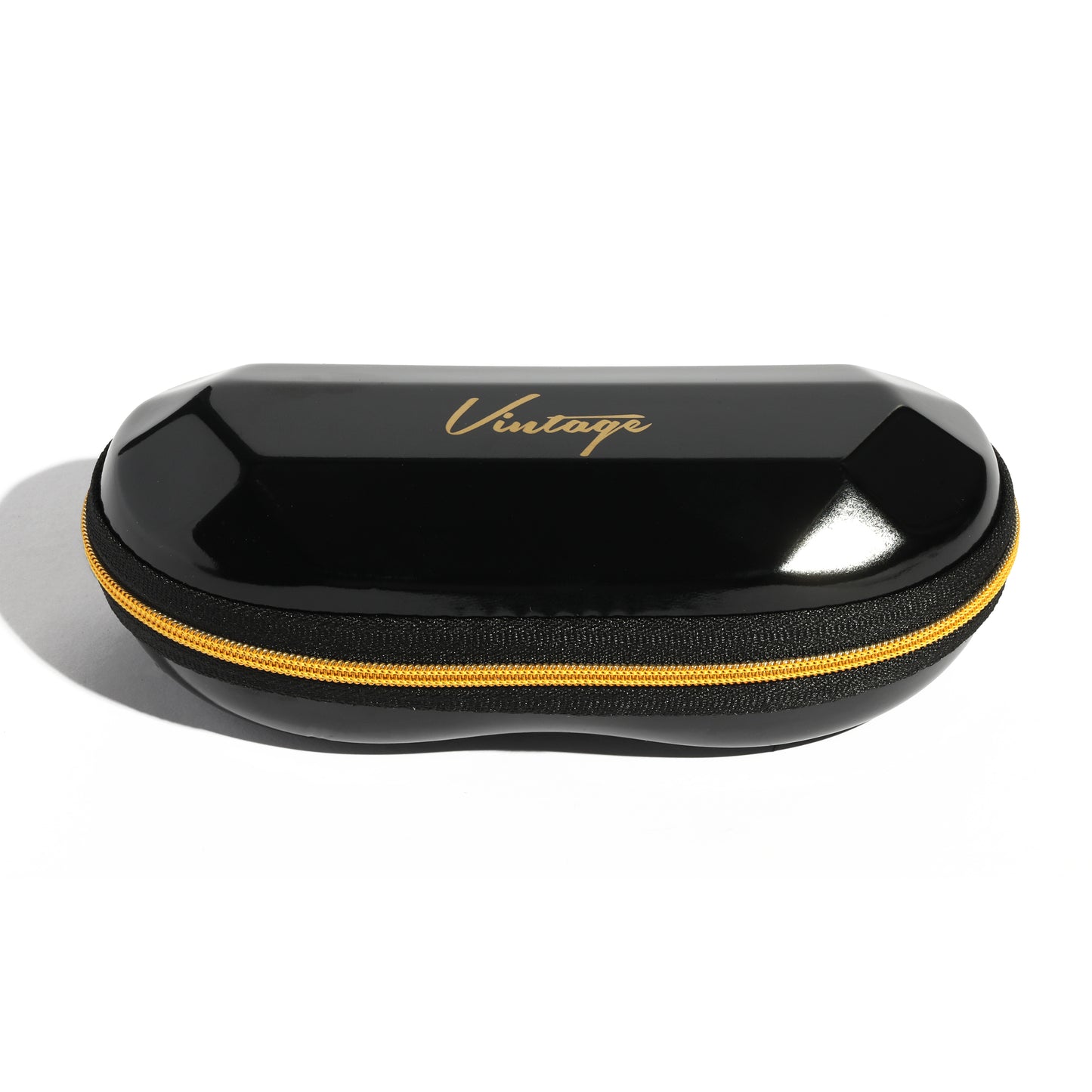 Black Designer Hard Zipper Case