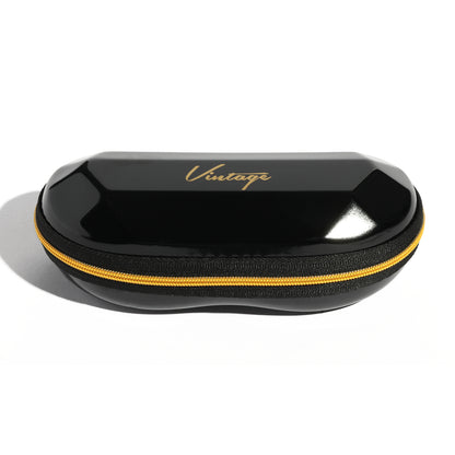 Black Designer Hard Zipper Case
