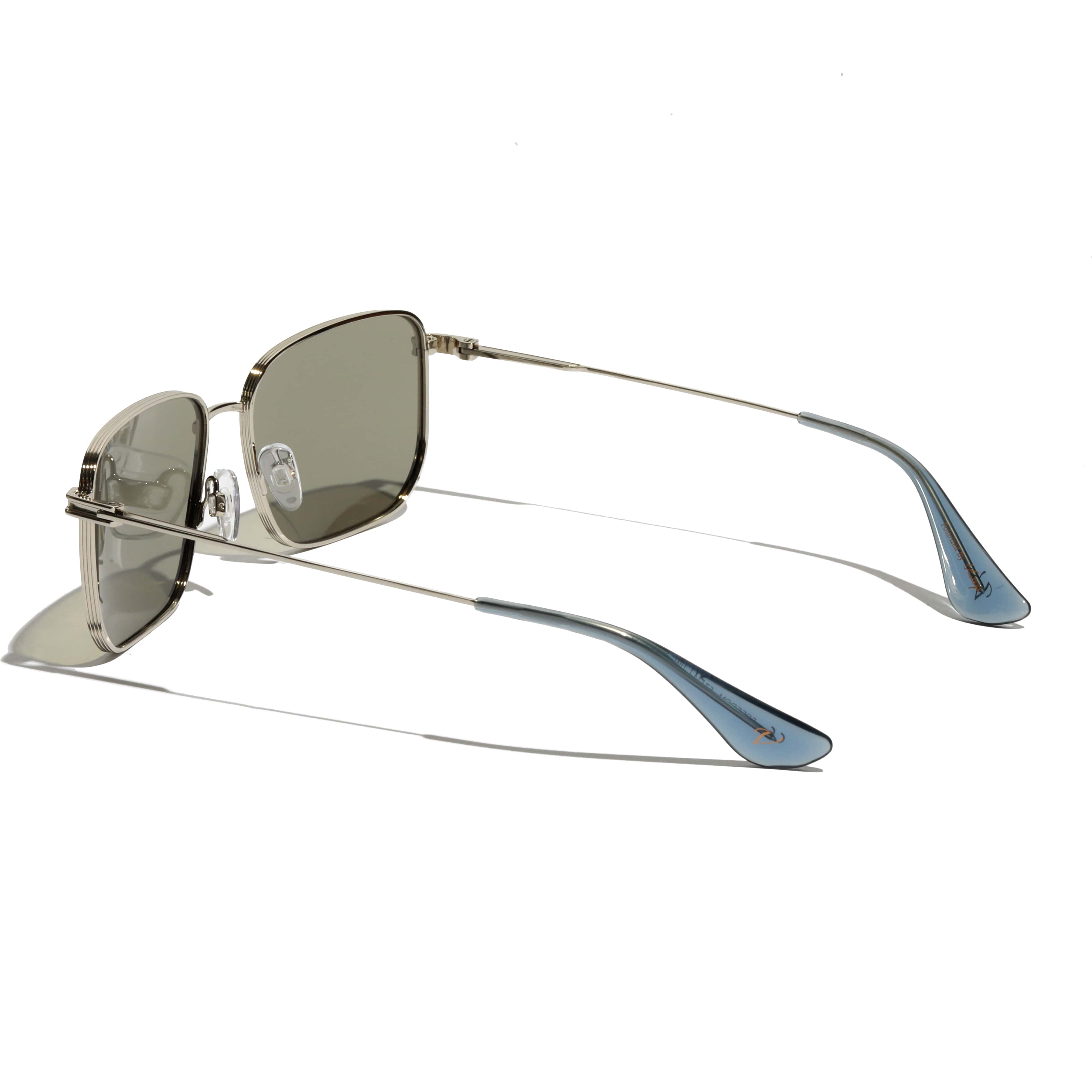Vintage Black Silver Gold Frame Brown Grey G-15 Polarized Lens