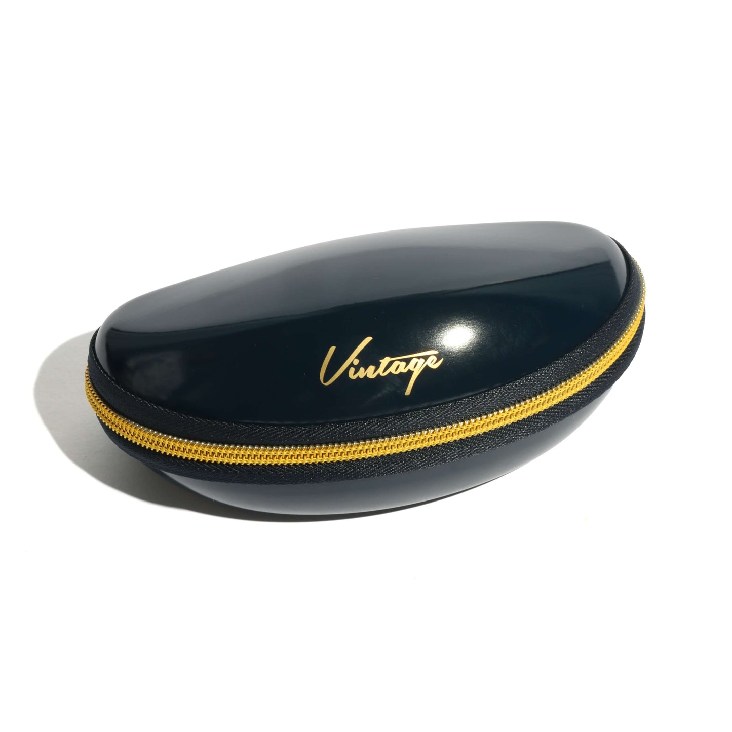 Blue Shiny Zipper Case
