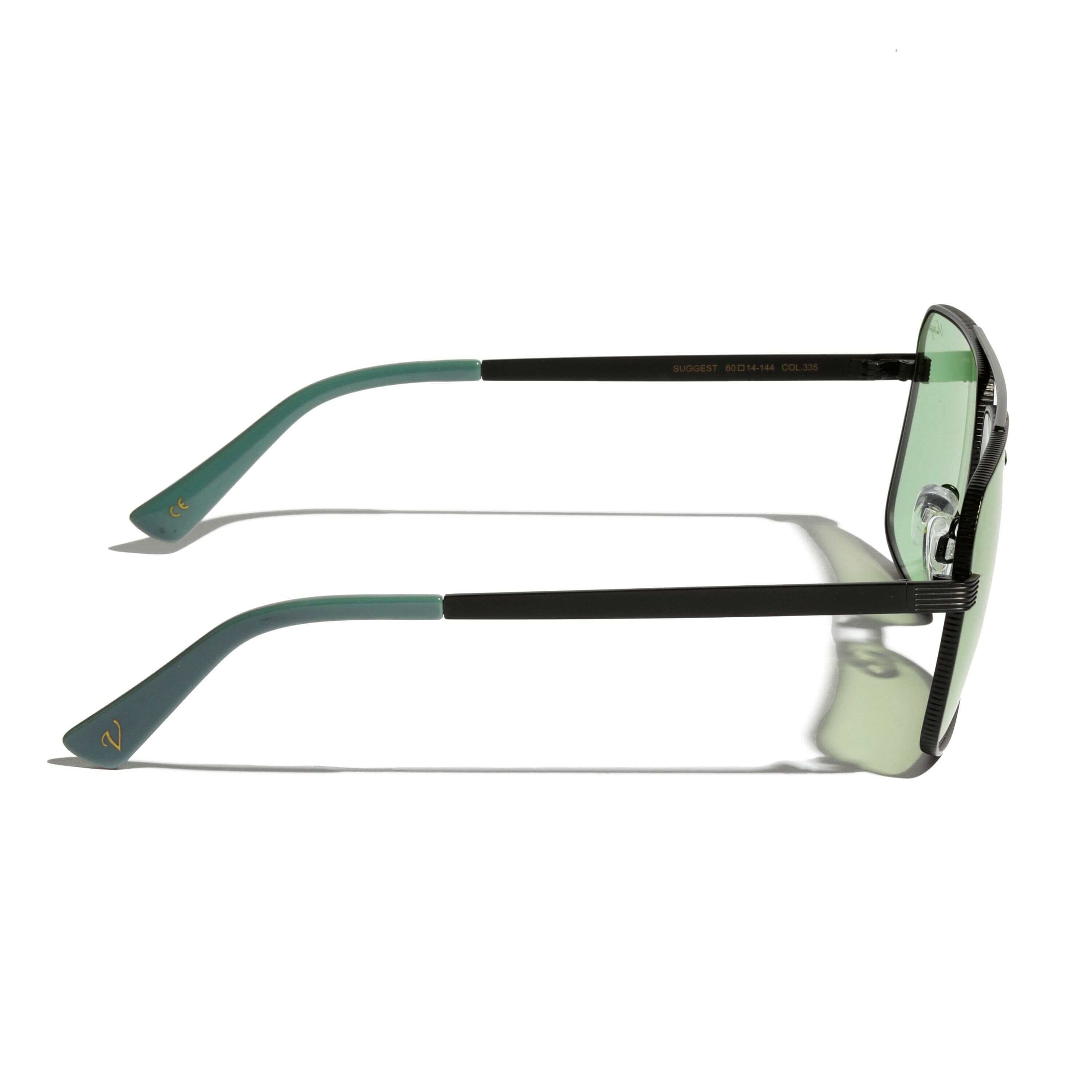 Vintage Black Gold Copper Frame Green Migraine Relief Lens G-15