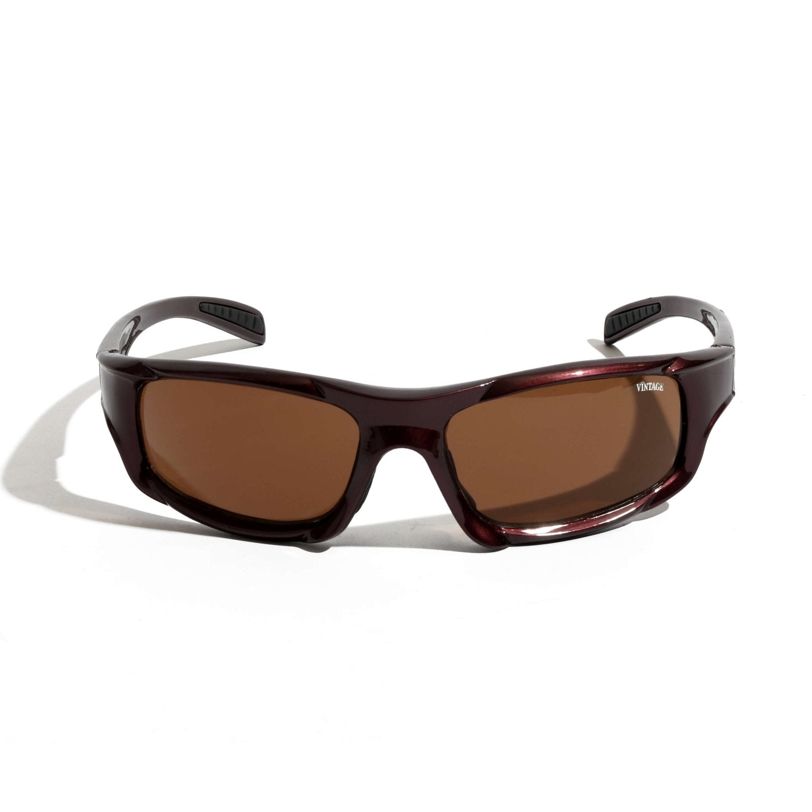 Vintage Metallic Copper Red Black G-15 Full Rim | 400% UV