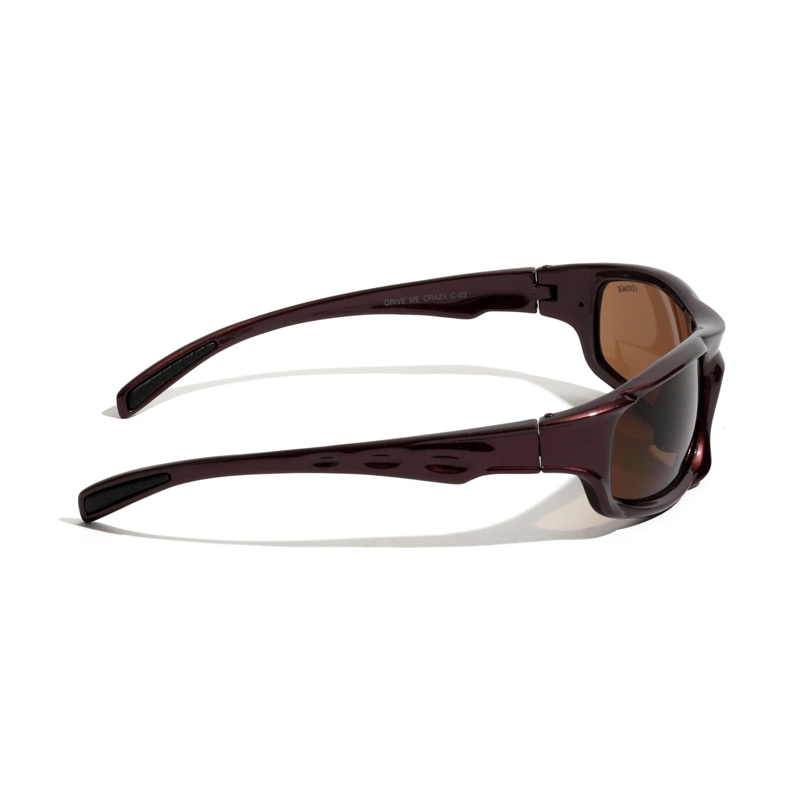 Vintage Metallic Copper Red Black G-15 Full Rim | 400% UV