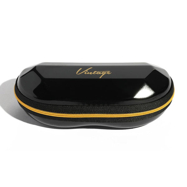 Black Designer Hard Zipper Case
